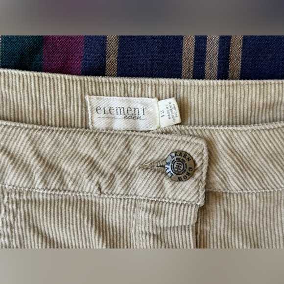 Element Eden Corduroy Button Down Mini Skirt - Picture 3 of 9